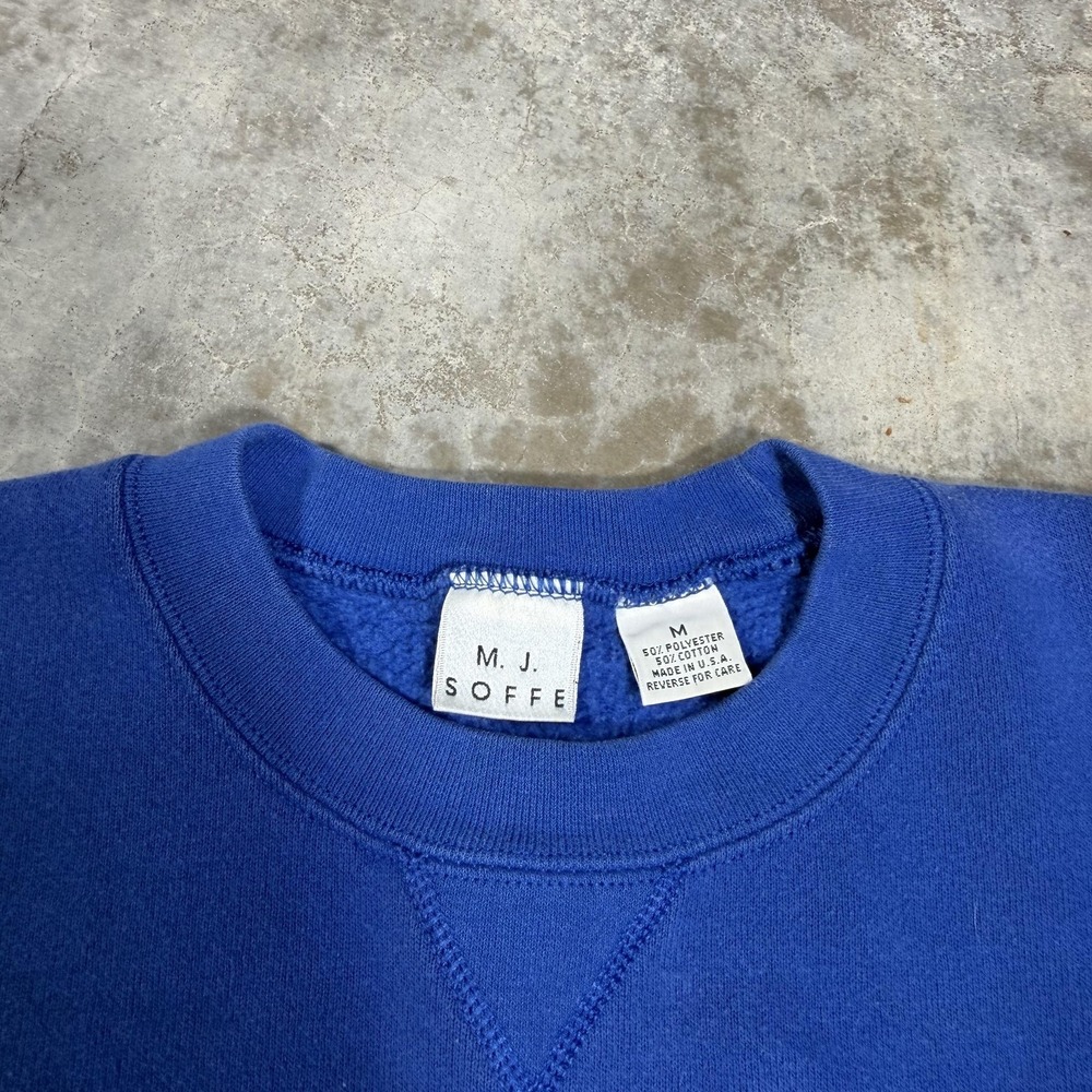Vintage St Louis Rams Sweatshirt Mens Medium Blue NFL Football Super Bowl Champs - Picture 3 of 5